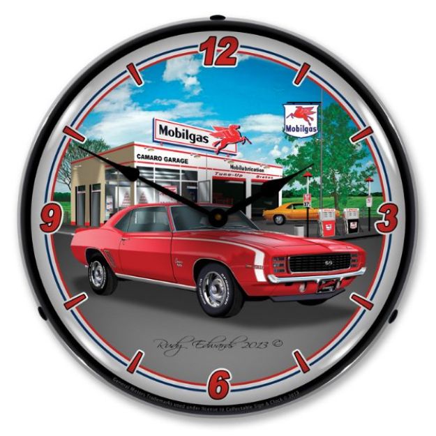 Picture of 1969-1969 Chevrolet Camaro LED Clock. RS SS Mobil