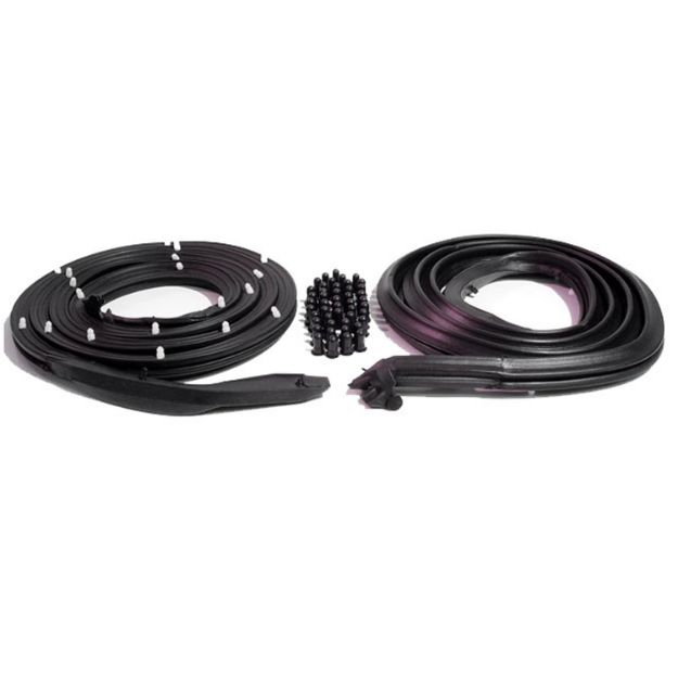 Picture of Metro Molded Door Seals with Clips For Chevrolet Corvair 1962-63 87-1/2" Long; LM 13-B
