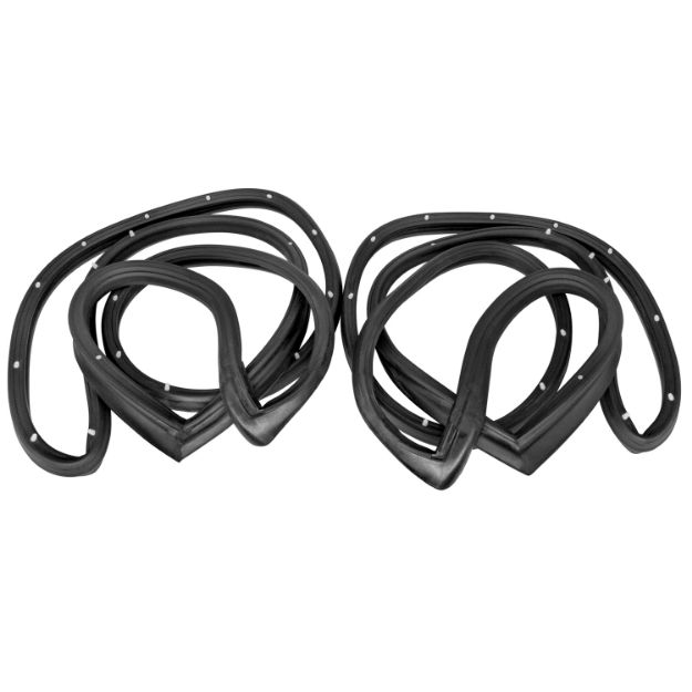 Picture of Metro Rear Molded Door Seals For Buick LeSabre 1980-1990; LM 18-L/W