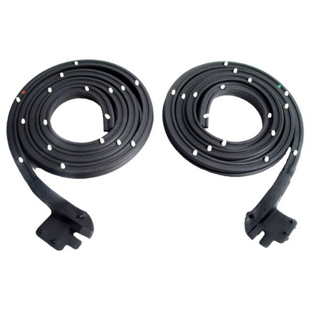 Picture of Metro Rear Door Seals For Chevrolet Chevelle 1966-1967, Malibu 1966-1967; LM 12-X