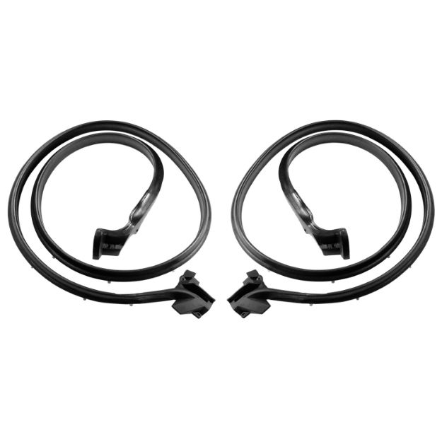 Picture of Metro Rear Door Seals For Chevrolet Caprice 1966, Impala 1965-1966; LM 21-K