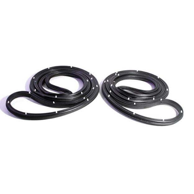 Picture of Metro Rear Molded Door Seals with Clips For Buick Sportwagon 1966-1967; LM 12-QC