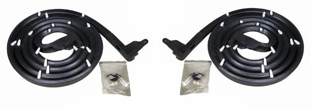 Picture of Metro Front Molded Door Seals with Clips For Buick Electra, LeSabre 1963-1964; LM 21-L