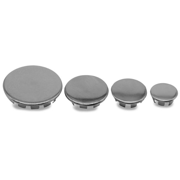Picture of Metro Plug Buttons, Nickel Plated - 3/8", 1/2", 5/8", 7/8" Holes Sizes; 4P 32