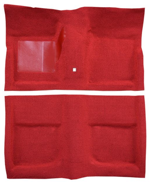 Picture of 1965-1968 Ford Mustang Coupe with Shifter Hole Nylon Carpet Flooring 601 Black