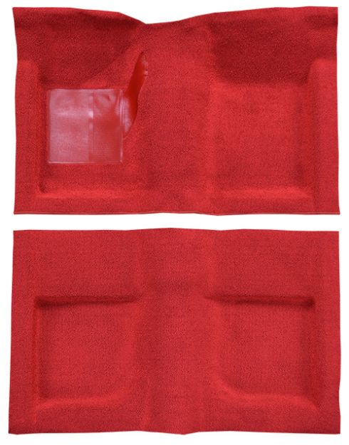 Picture of 1965-1968 Ford Mustang Convertible without Shifter Hole Loop Carpet Flooring 01 Black