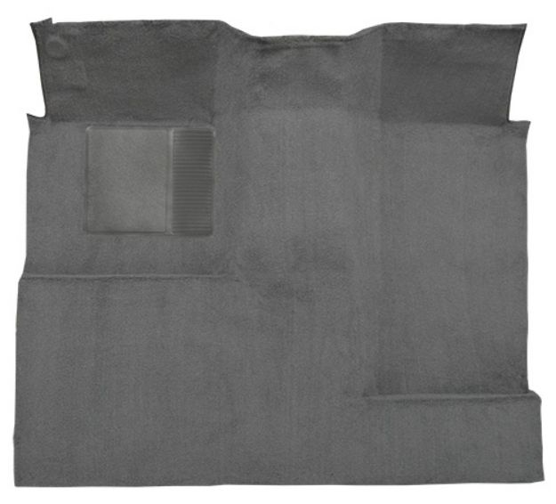 Picture of 1966-1973 Ford Bronco Pass Area Loop Carpet Flooring 01 Black