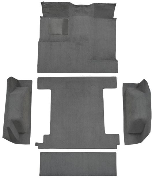 Picture of 1966-1973 Ford Bronco 1 Gas Tank Complete without Tailgate Lock Loop Carpet Flooring 01 Black