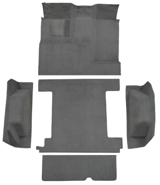Picture of 1966-1973 Ford Bronco 1 Gas Tank Complete with Tailgate Lock Loop Carpet Flooring 01 Black