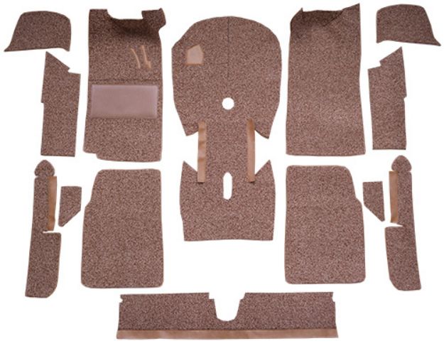 Picture of 1971 BMW 1802 2DR Cut & Sewn Cutpile Carpet Flooring 801 Black