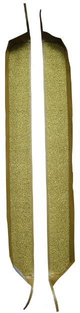 Picture of 1967 Pontiac Firebird Door Panel Inserts with Binding 2pc Loop Carpet Flooring 01 Black