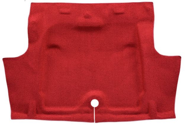 Picture of 1967-1968 Pontiac Firebird Coupe Molded Trunk Area Loop Carpet Flooring 01 Black