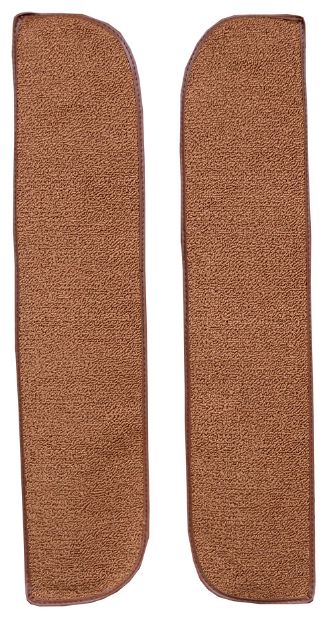 Picture of 1969-1972 Chevrolet Blazer Door Panel Inserts without Cardboard 2pc Loop Carpet Flooring 01 Black