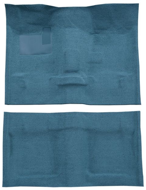 Picture of 1969-1972 Chevrolet Nova 2DR Auto/Manual Bucket Seat with Console Loop Carpet Flooring 01 Black