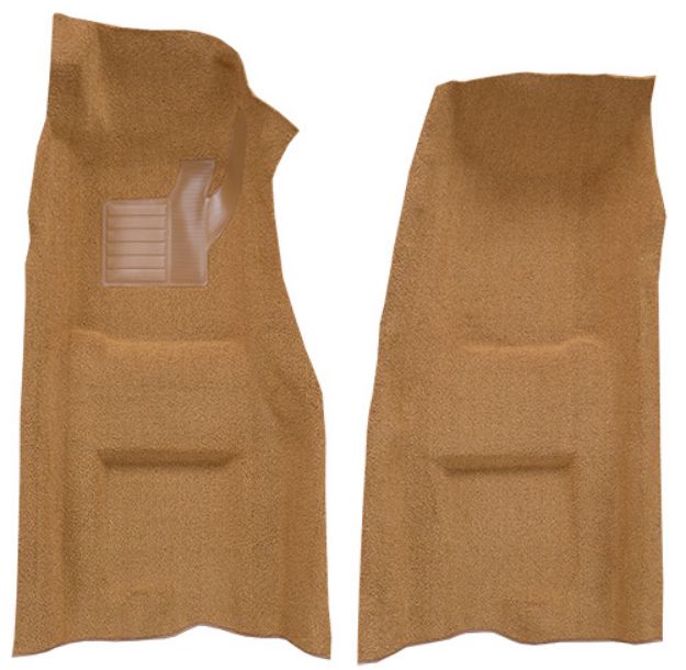 Picture of 1969 Chevrolet Corvette Auto Front with Pad Cutpile Carpet Flooring 801 Black
