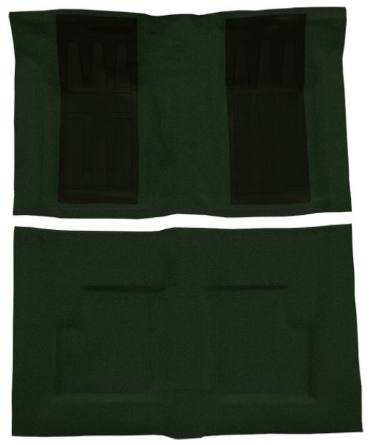 Picture of 1969-1971 Ford Torino GT 2DR Convertible Auto with 2 Dark Green Inserts Loop Carpet Flooring 01 Black