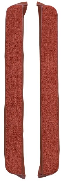 Picture of 1970 Dodge Challenger SE Only Inserts Door Panel 2pc Loop Carpet Flooring 01 Black