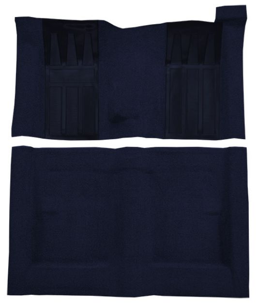 Picture of 1970-1971 Ford Torino GT 2DR Hardtop/Fastback 4spd with 2 Dark Blue Inserts Loop Carpet Flooring 01 Black