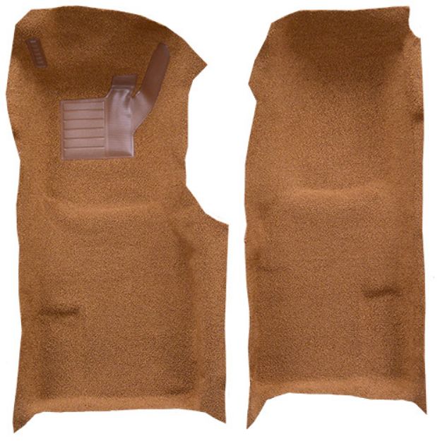 Picture of 1971-1977 Chevrolet Corvette Auto Front with Pad Cutpile Carpet Flooring 801 Black