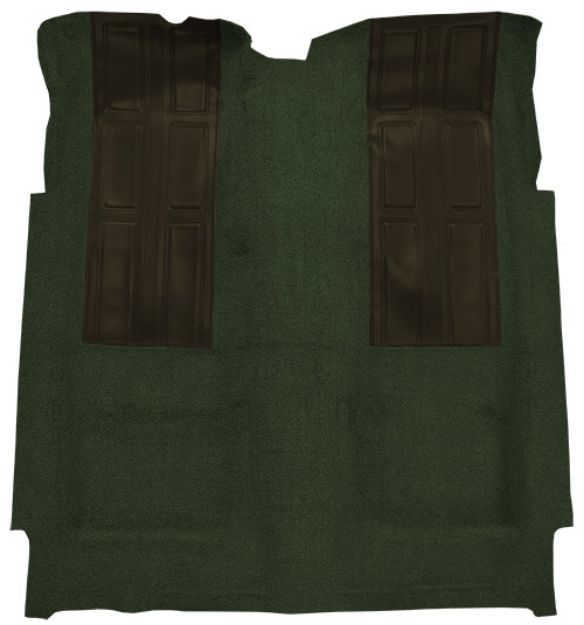 Picture of 1972-1973 Ford Torino GT with 2 Dark Green Inserts 2DR Auto Loop Carpet Flooring 01 Black