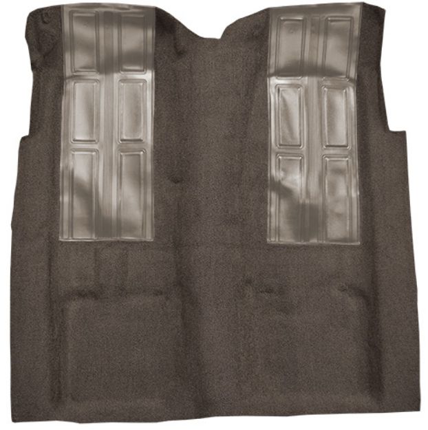 Picture of 1972-1973 Mercury Montego GT Auto with 2 Gray Inserts Loop Carpet Flooring 01 Black