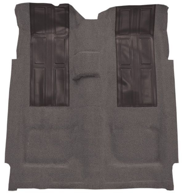 Picture of 1972-1973 Mercury Montego GT 4spd with 2 Gray Inserts Loop Carpet Flooring 01 Black
