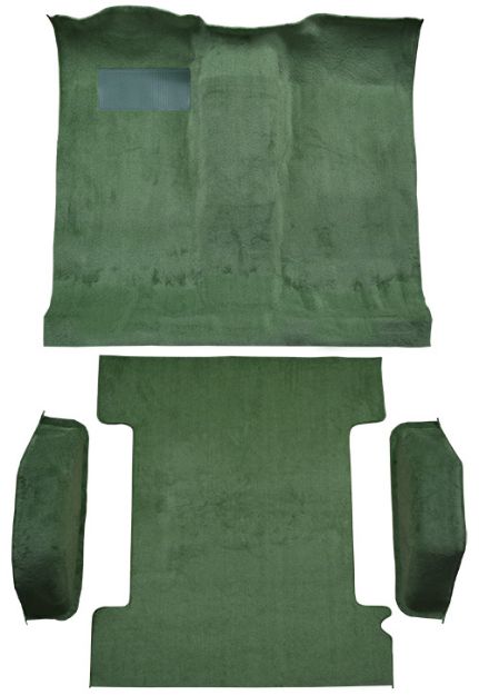 Picture of 1973 GMC Jimmy complete Loop Carpet Flooring 01 Black