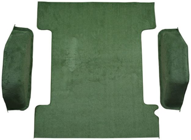 Picture of 1973 GMC Jimmy Cargo Area Loop Carpet Flooring 01 Black