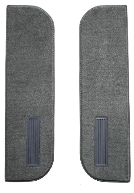 Picture of 1973 GMC K25/K2500 Pickup Reg Cab Inserts on Cardboard w/Vents Door Panel 2pc Loop Carpet Flooring 01 Black