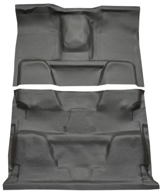 Picture of 1979-1980 GMC C3500 Crew Cab 2WD 4spd Floor Shift Vinyl Carpet Flooring #16 Black