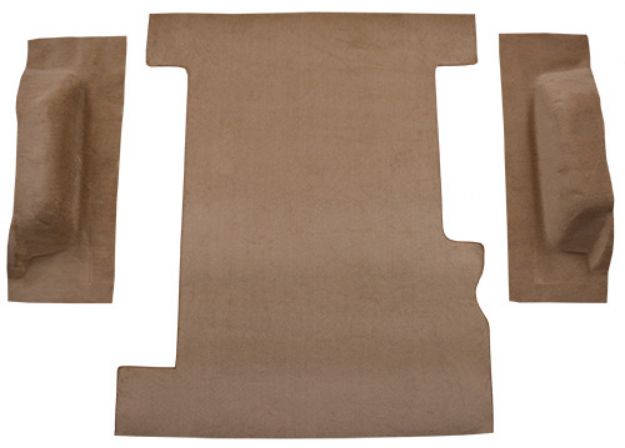 Picture of 1979-1980 GMC K2500 Suburban Cargo Area Cutpile Carpet Flooring 801 Black
