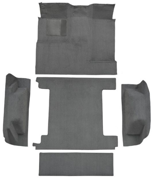 Picture of 1974-1976 Ford Bronco 2 Gas Tanks Complete without Tailgate Lock Cutpile Carpet Flooring 801 Black