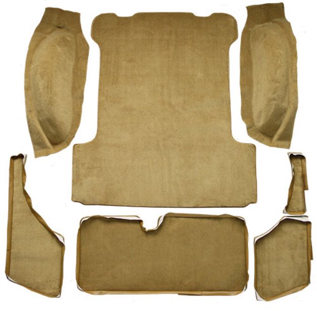 Picture of 1974-1983 Jeep Wagoneer Cargo Area Cutpile Carpet Flooring 801 Black