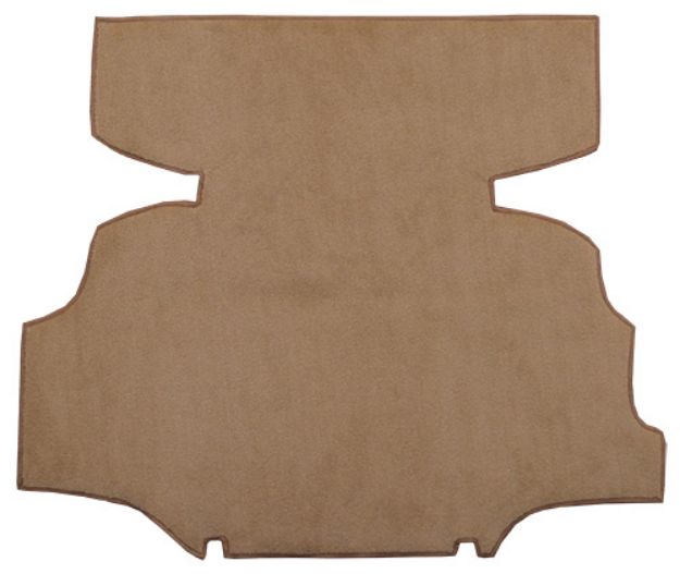 Picture of 1975-1976 Nissan 280Z Rear Cargo without Wheel Wells & Shock Covers Cutpile Carpet Flooring 801 Black