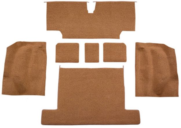 Picture of 1976 Chevrolet Corvette Rear with Pad Loop Carpet Flooring 01 Black