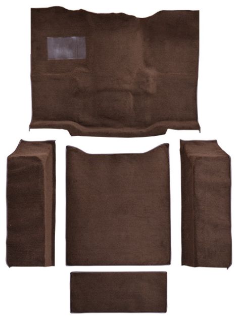 Picture of 1976-1983 Jeep CJ5 Complete Cutpile Carpet Flooring 801 Black
