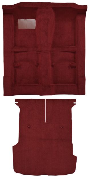 Picture of 1978-1981 Toyota Celica Lift Back Complete Cutpile Carpet Flooring 801 Black
