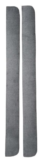 Picture of 1978-1987 GMC Caballero Door Panel Inserts 2pc Cutpile Carpet Flooring 801 Black