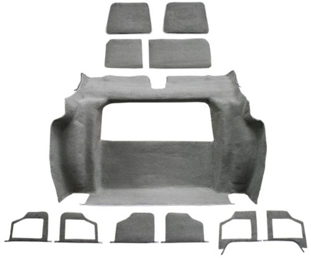 Picture of 1979 Chevrolet Corvette Rear with 2 Compt Doors Cutpile Carpet Flooring 801 Black