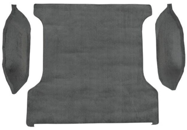 Picture of 1980-1996 Ford Bronco Cargo Area Cutpile Carpet Flooring 801 Black