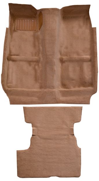 Picture of 1984-1989 Nissan 300ZX 2 Seater Complete Cutpile Carpet Flooring 801 Black