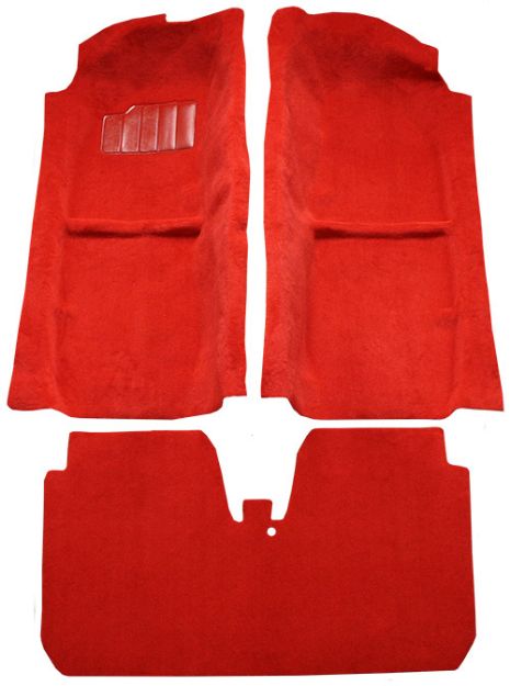 Picture of 1985-1989 Toyota MR2 Complete Cutpile Carpet Flooring 801 Black