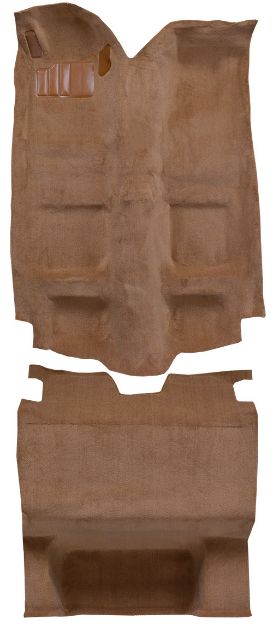 Picture of 1985-1992 Pontiac Firebird Trans Am without Console Complete Cutpile Carpet Flooring 801 Black