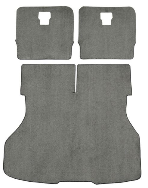 Picture of 1987-1993 Ford Mustang Hatchback Cargo Area Cutpile Carpet Flooring 801 Black