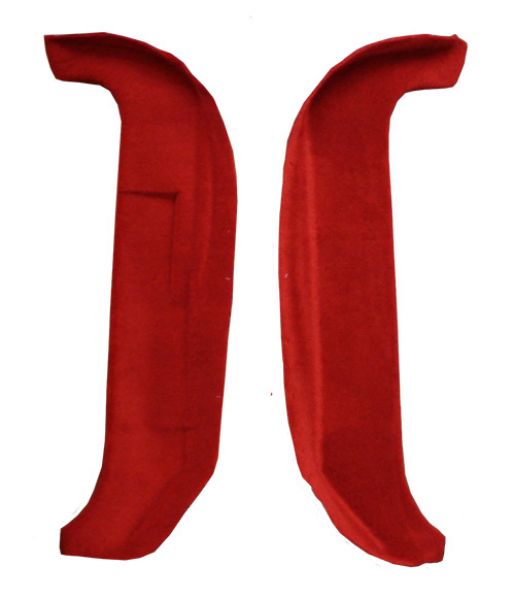 Picture of 1988-1989 Chevrolet Corvette Door Sills without Plastic Cutpile Carpet Flooring 801 Black