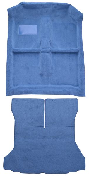 Picture of 1988-1989 Mazda 323 3DR Hatchback complete Cutpile Carpet Flooring 801 Black