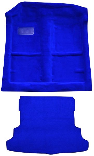 Picture of 1988-1991 Honda CRX DX or SI Model Complete Cutpile Carpet Flooring 801 Black