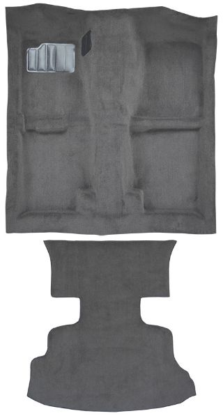 Picture of 1989-1994 Nissan 240SX Coupe/Hatchback Complete with seat belt retractors Cutpile Carpet Flooring 801 Black