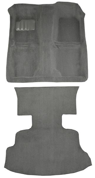 Picture of 1989-1994 Nissan 240SX Coupe/Hatchback Complete Cutpile Carpet Flooring 801 Black