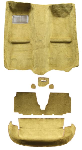 Picture of 1990-1993 Mazda Miata Complete Nylon Carpet Flooring 601 Black